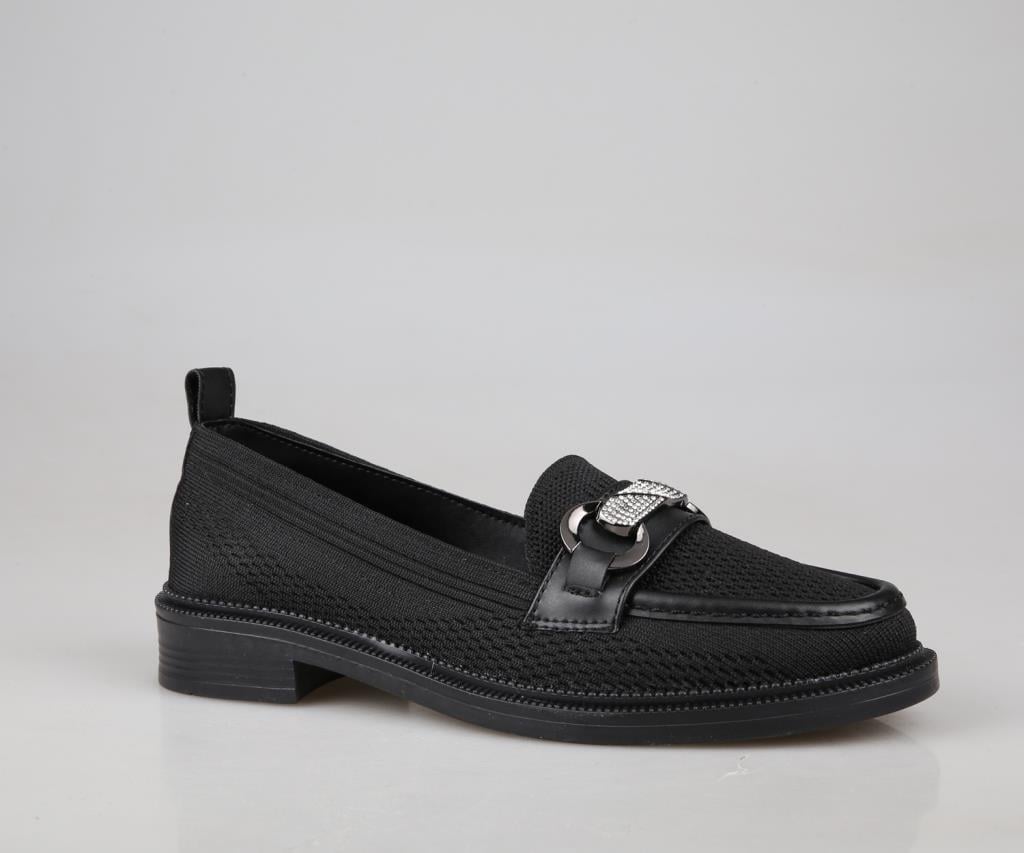 Style Star hs707 Siyah Kadın Babet