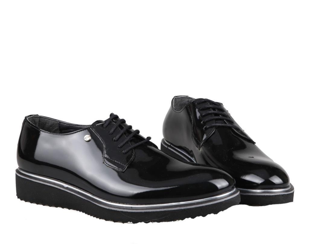 Tamboga 604 Siyah Rugan Erkek Kundura