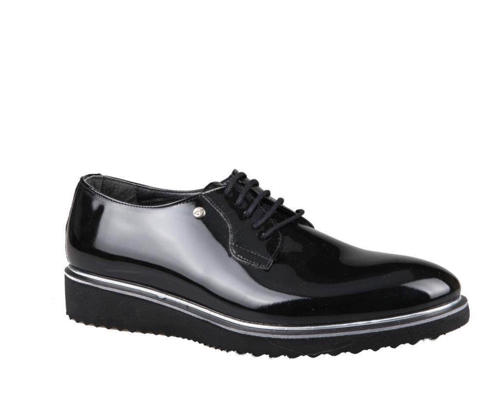 Tamboga 604 Siyah Rugan Erkek Kundura