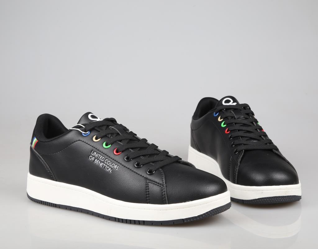 United Colors Of Benetton BNl-10063 Siyah-Beyaz Erkek Sneakers