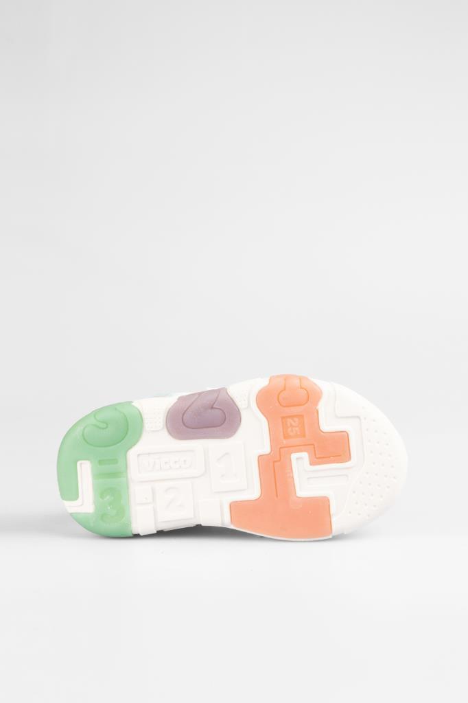 Vicco Number Beyaz Yeşil Çocuk Sneakers