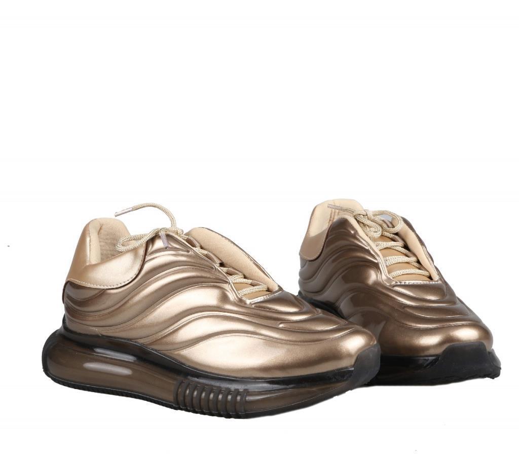 White Line 117-802 Gold Unisex Sneakers