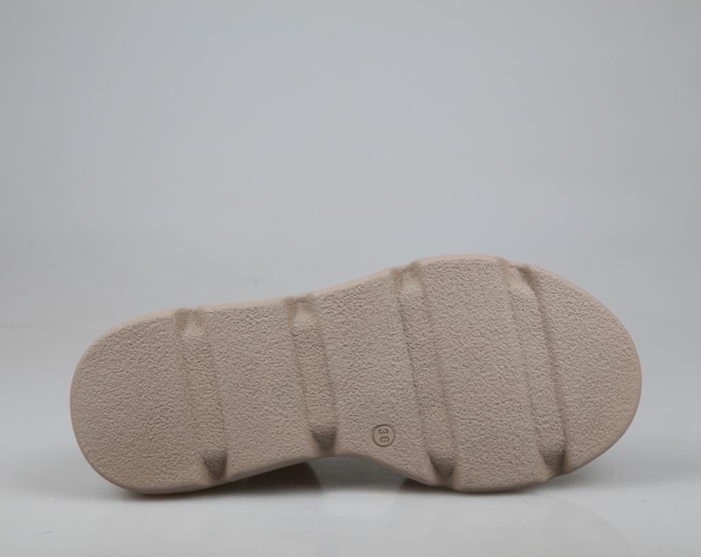 Zeyn 7712 hakiki deri Gri Kadın Sandalet