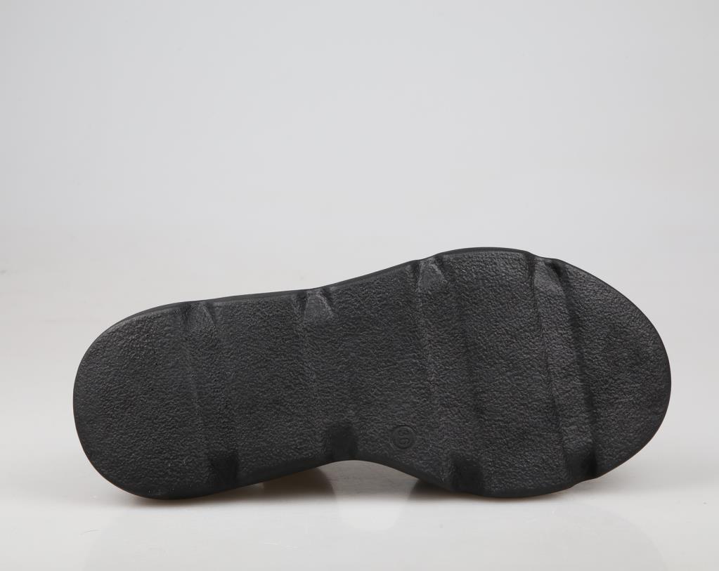 Zeyn 7712 hakiki deri Siyah Kadın Sandalet