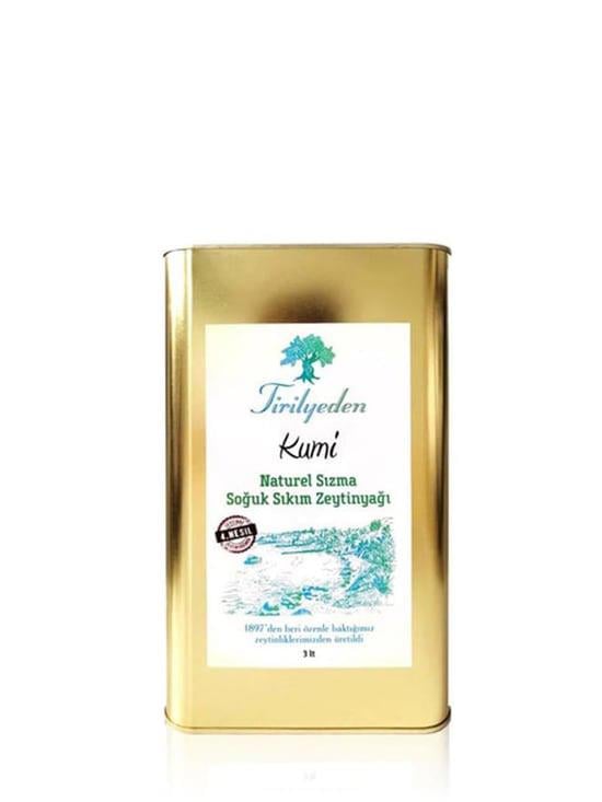 kumi Naturel Sızma Soğuk Sıkım Zeytinyağı 3lt Teneke 