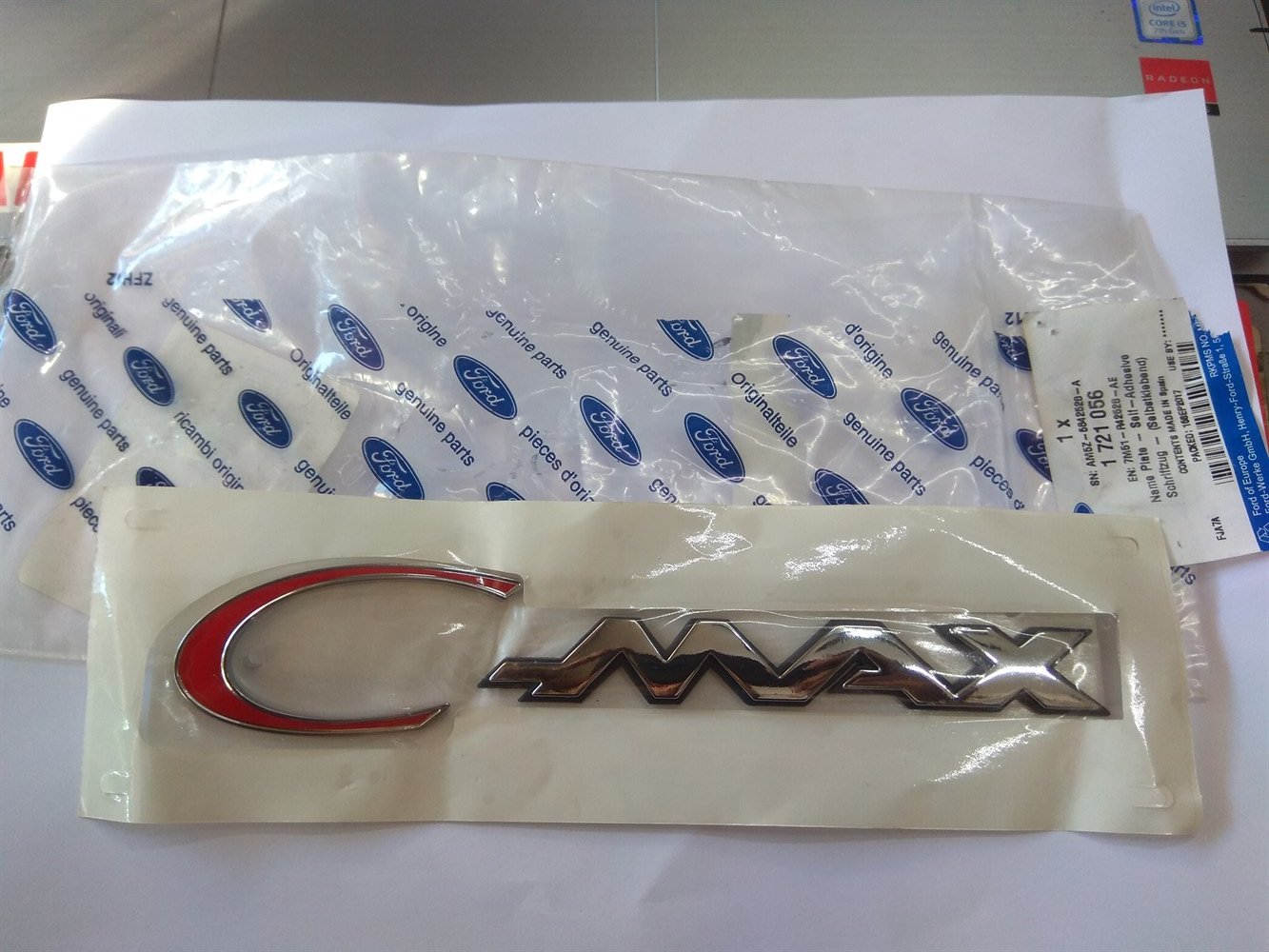 C-MAX ARKA BAGAJ YAZISI