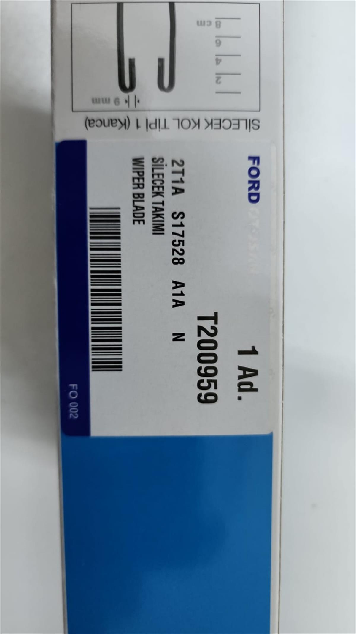 CONNECT MUZ TİPİ SİLECEK TAKIMI 2T14 S17528 A1A2T14 S17528 A1A