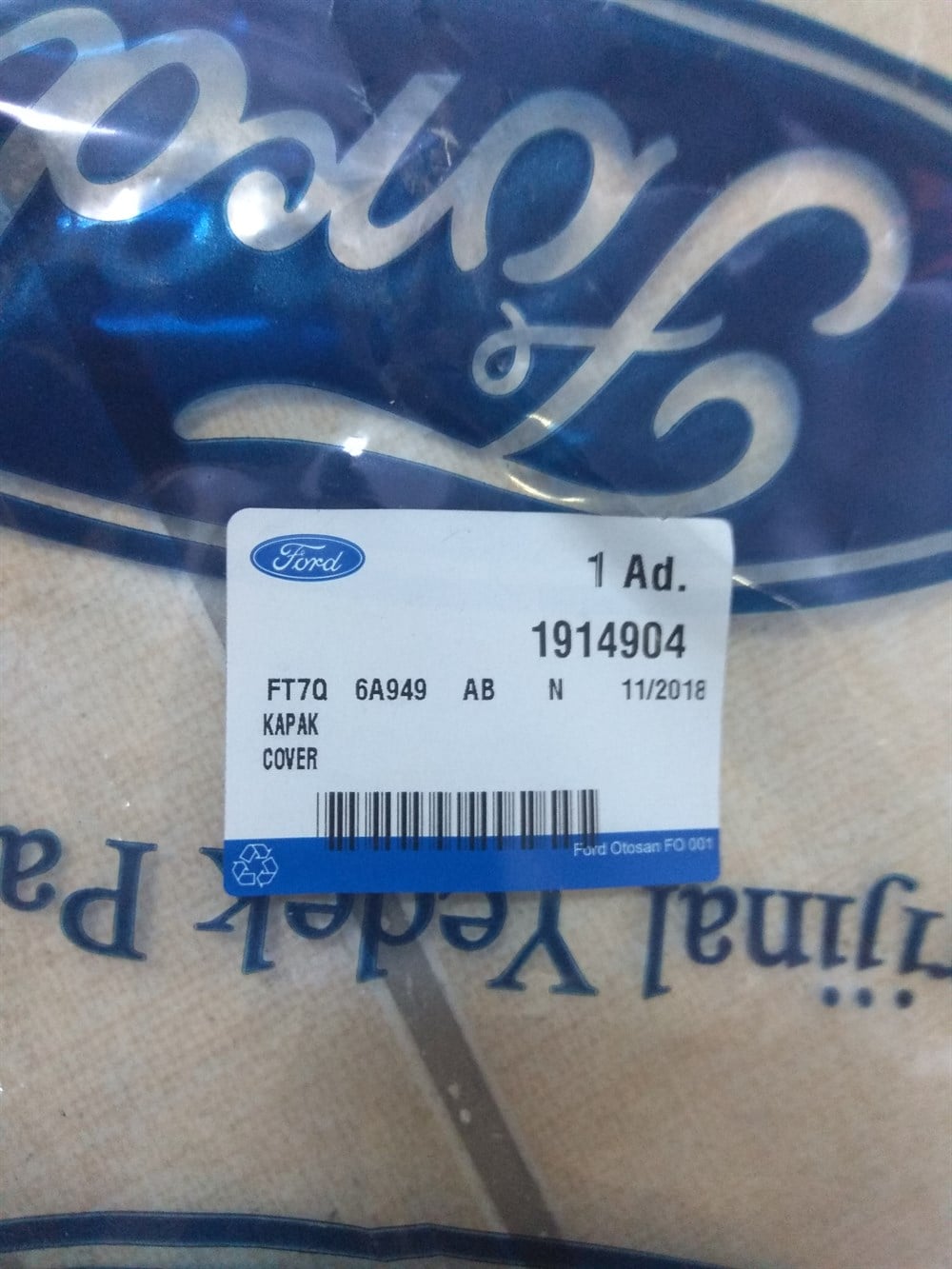 COURİER MOTOR ÜST KAPAK 