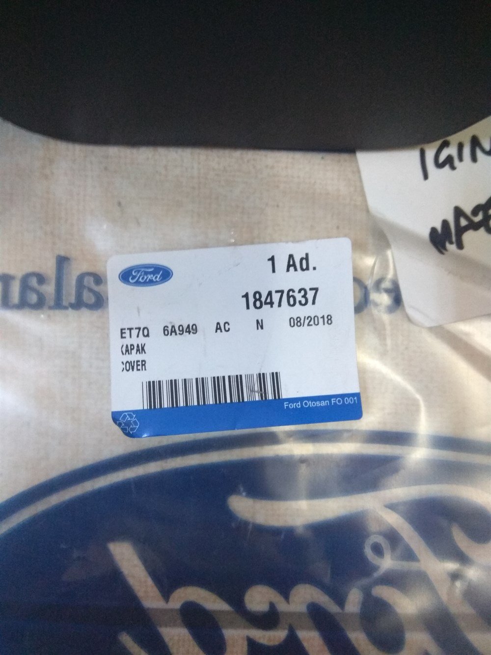COURİER MOTOR ÜST KAPAK