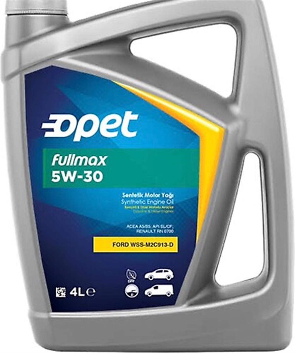 OPET 5W30 4LT MOTOR YAĞ PARTİKÜLLÜ 5W30 4LT ( Üretim Yılı : 2022 )5W30 4LT OPET