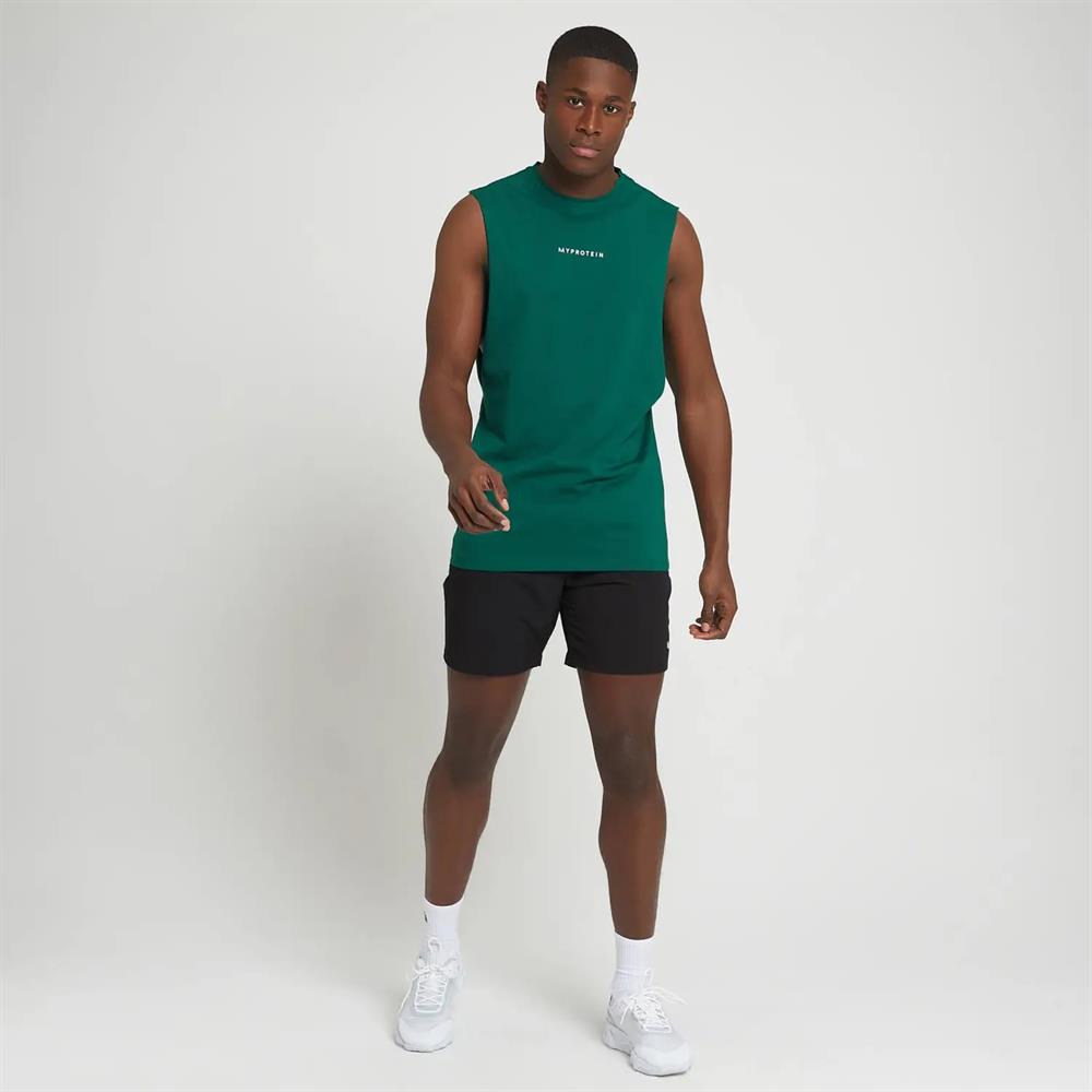 Açık Kol Fitness Atlet-Koyu Yeşil