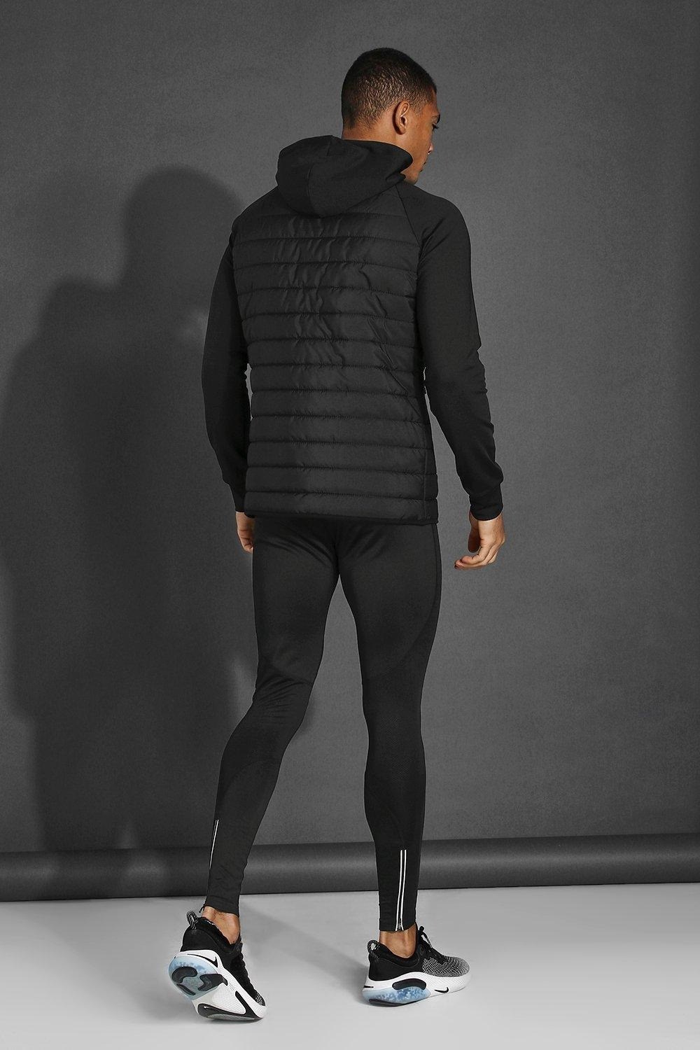 Aktive Gym Fermuarlı Hoodie Sweat-Siyah