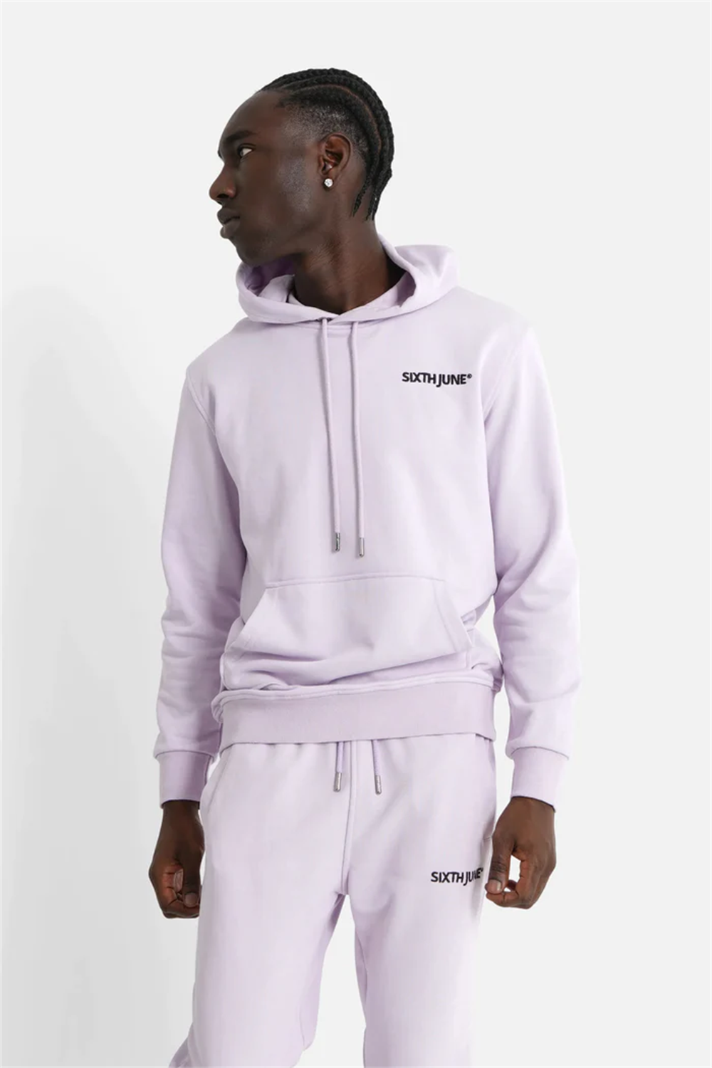 Baisc Eşofmanaltı Jogger   Takım-Lila