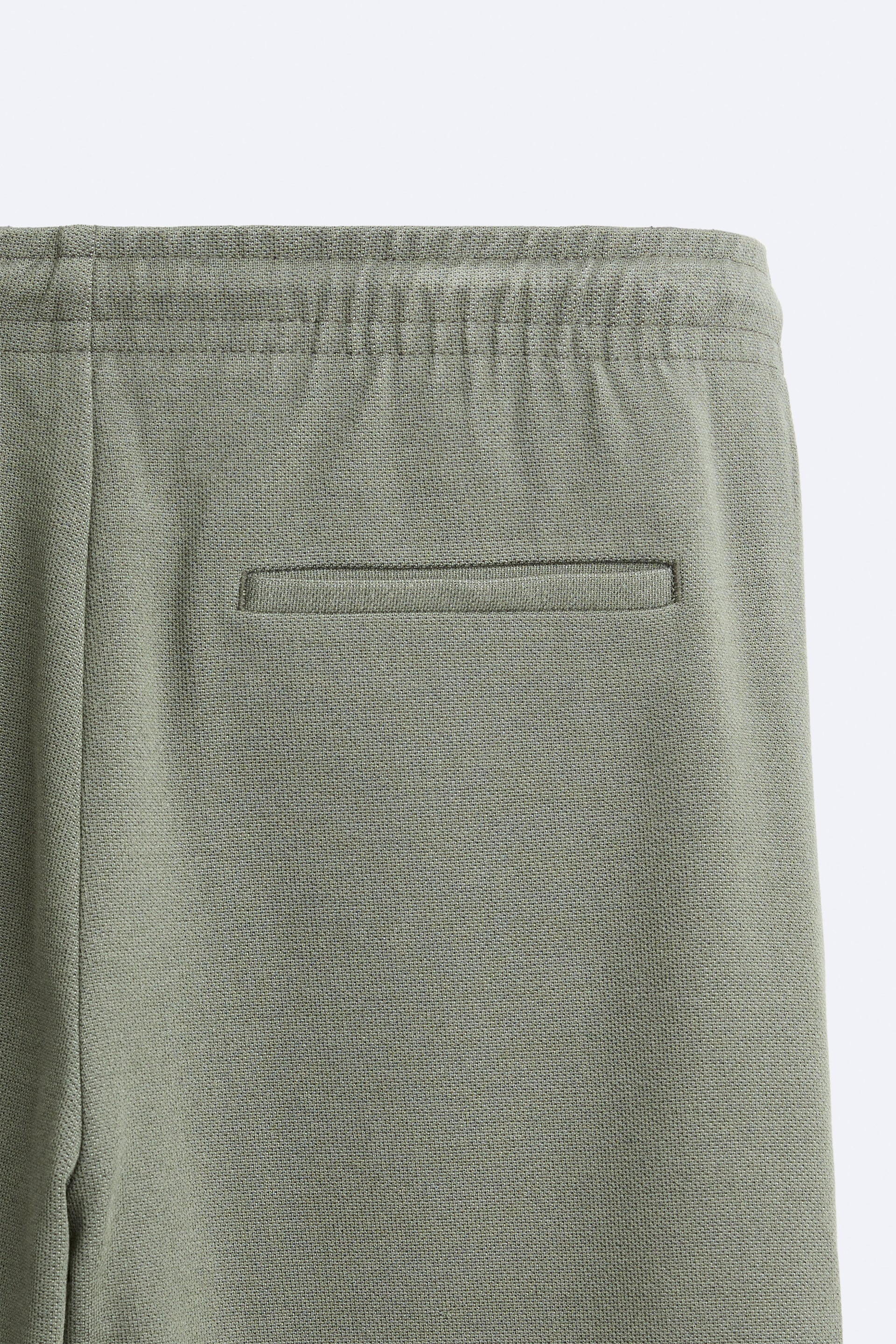 Basic İpli Jogger Pantolon-Haki