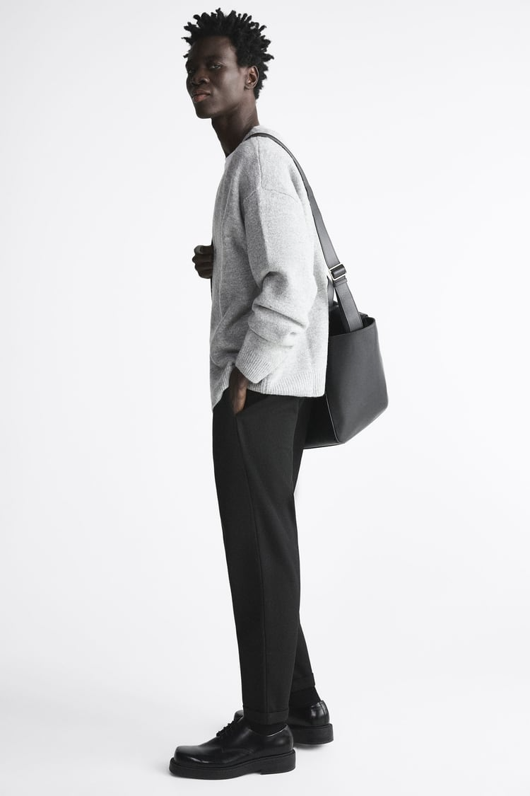 Basic İpli Jogger Pantolon-Siyah