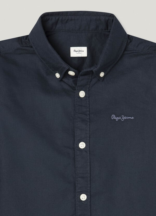 Basic Logolu GÖmlek-Lacivert