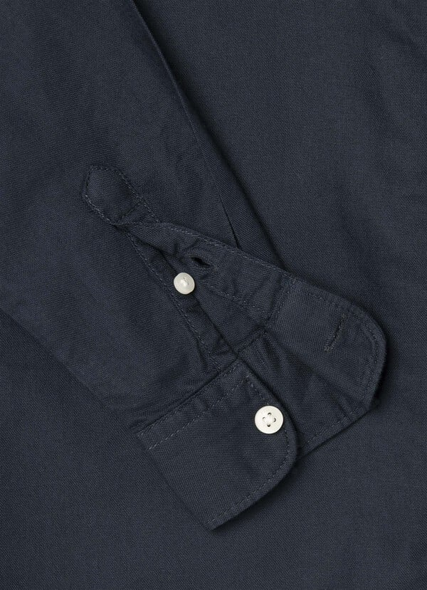 Basic Logolu GÖmlek-Lacivert