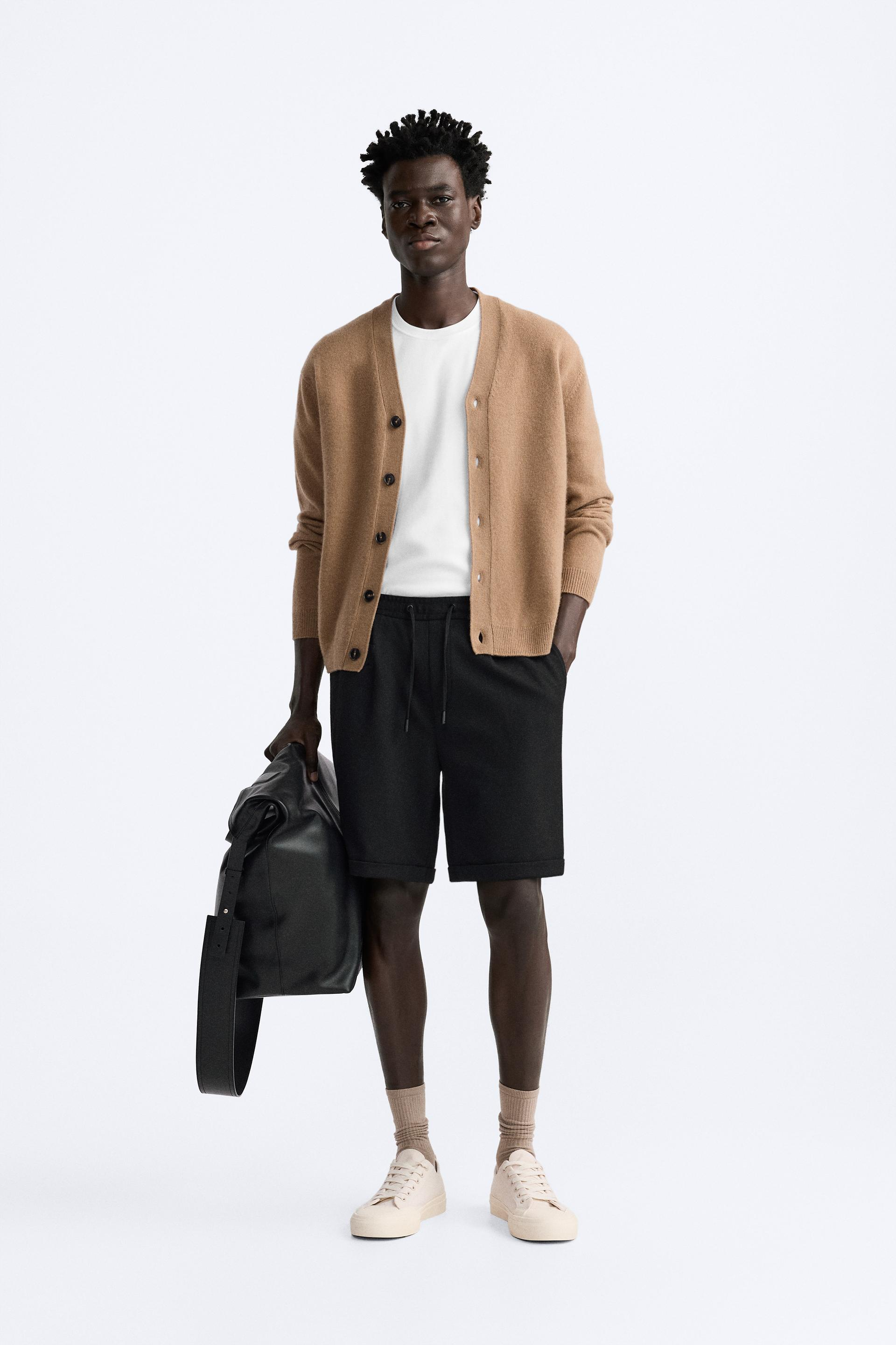 Basic Soft Kumaş İpli Jogger  Şort-Siyah