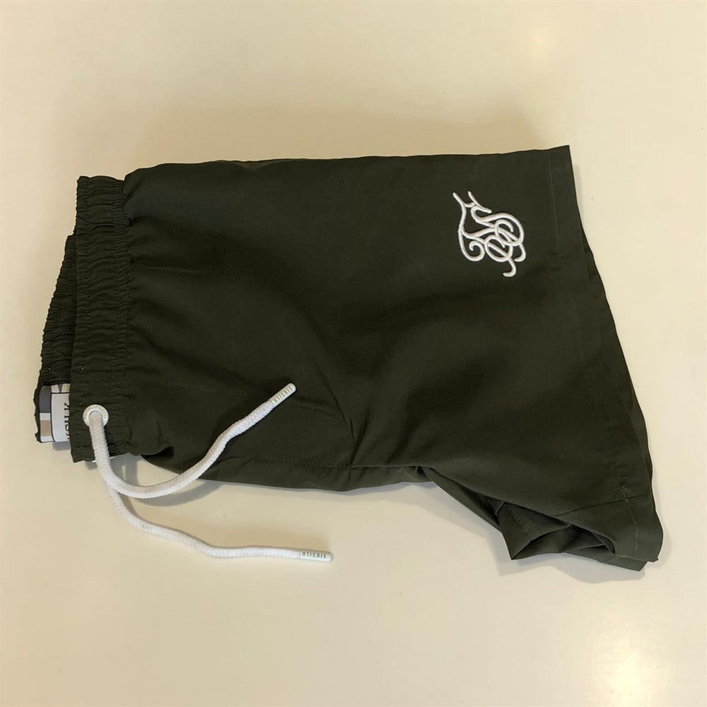 Basic Standart Slim  Deniz Şortu Haki