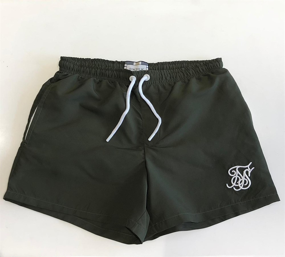 Basic Standart Slim  Deniz Şortu Haki