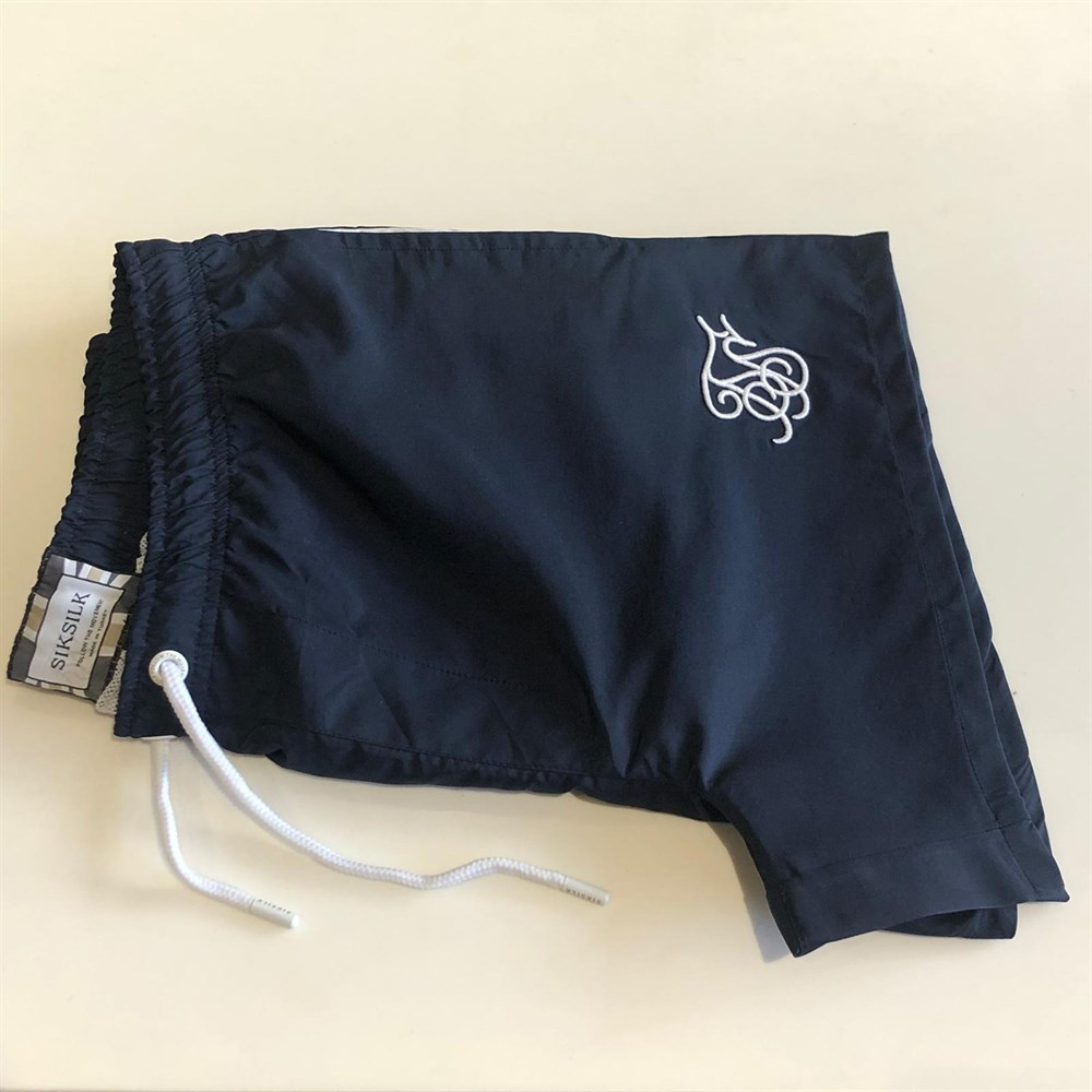 Basic Standart Slim  Deniz Şortu Lacivert