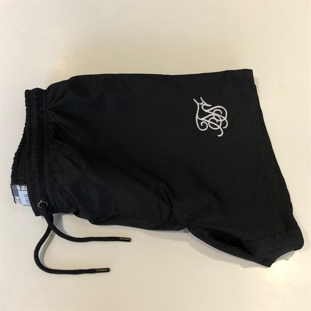 Basic Standart Slim  Deniz Şortu Siyah