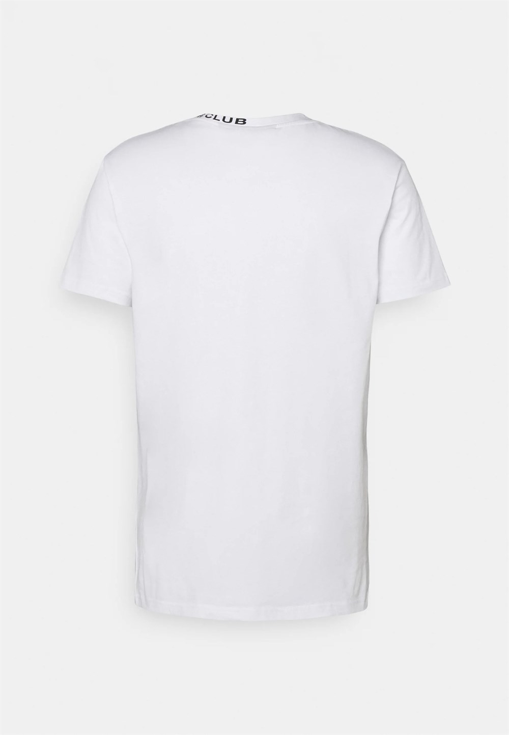 Biyesi Yazılı Logolu  T shirt Beyaz