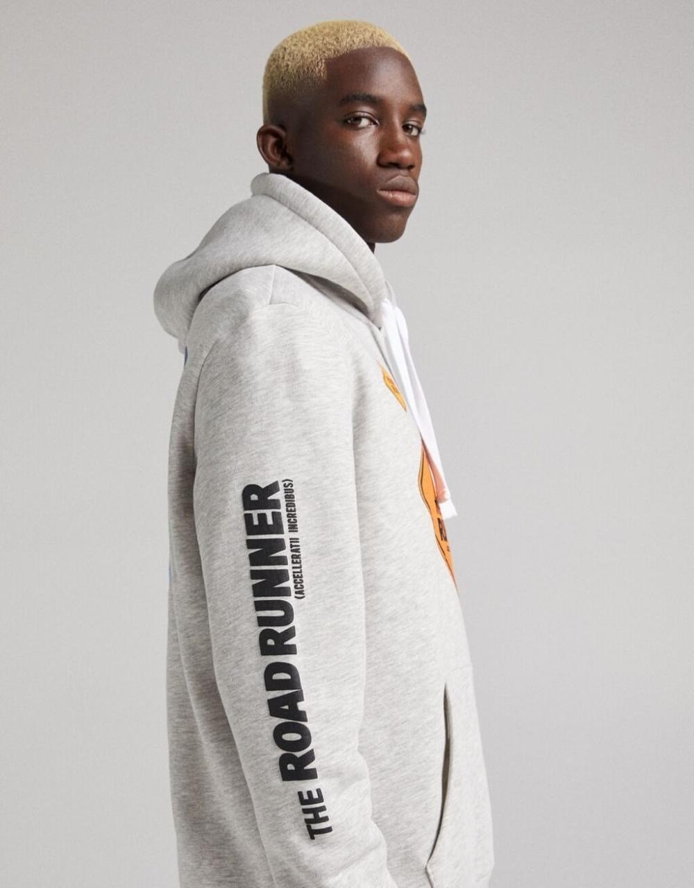 BRSK Road Runner Kapişonlu  Sweat-Gri