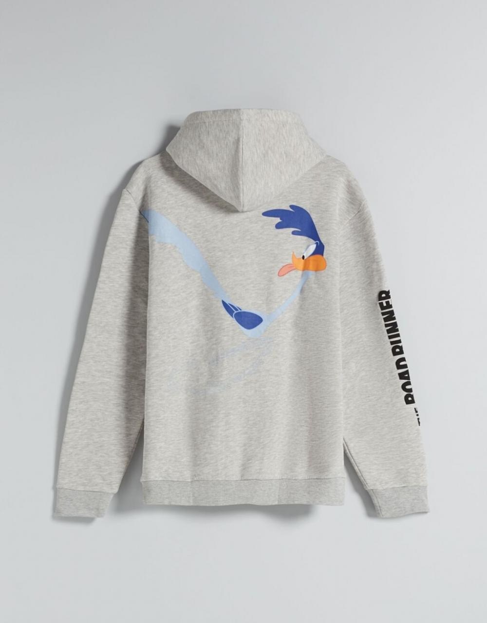 BRSK Road Runner Kapişonlu  Sweat-Gri