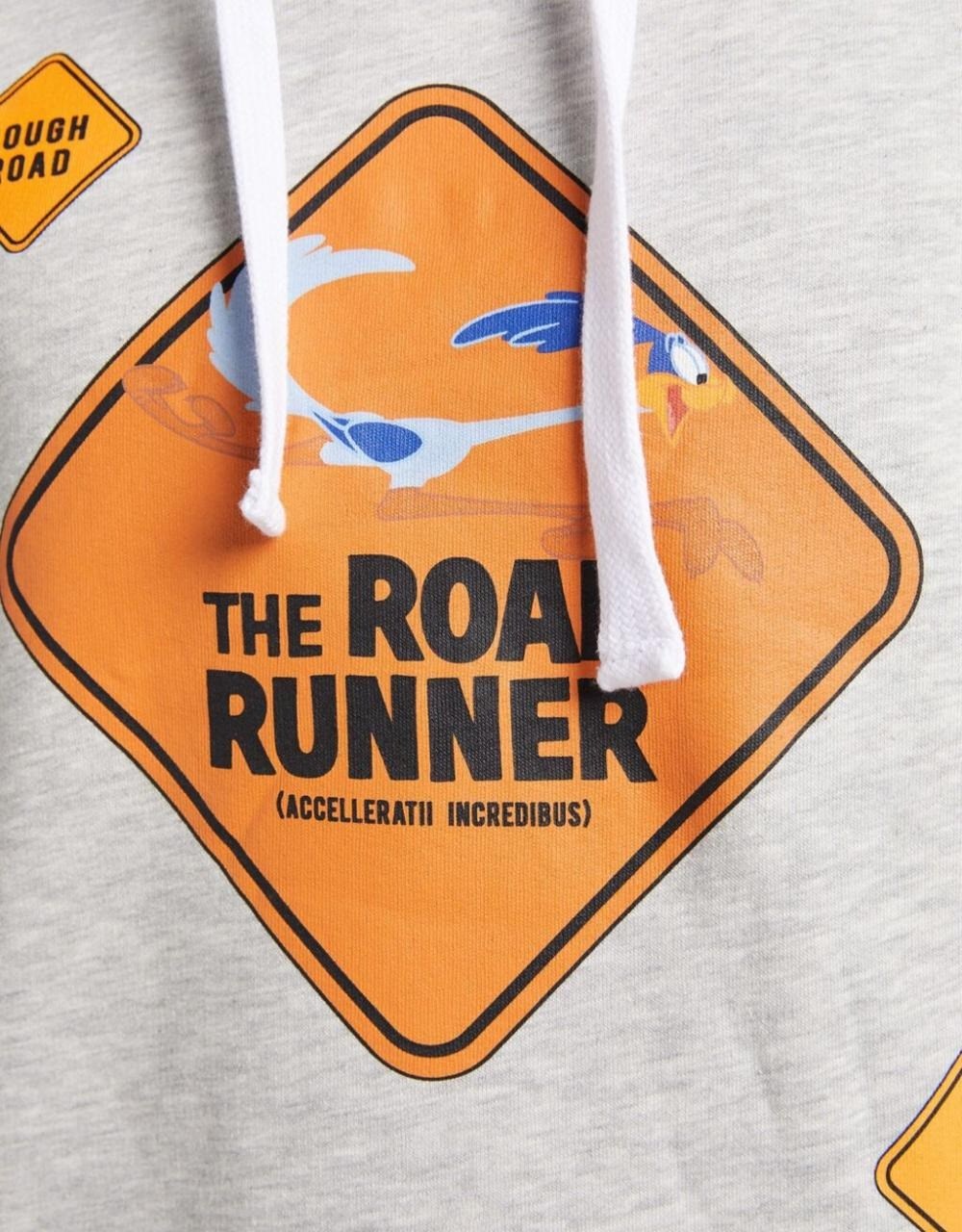 BRSK Road Runner Kapişonlu  Sweat-Gri