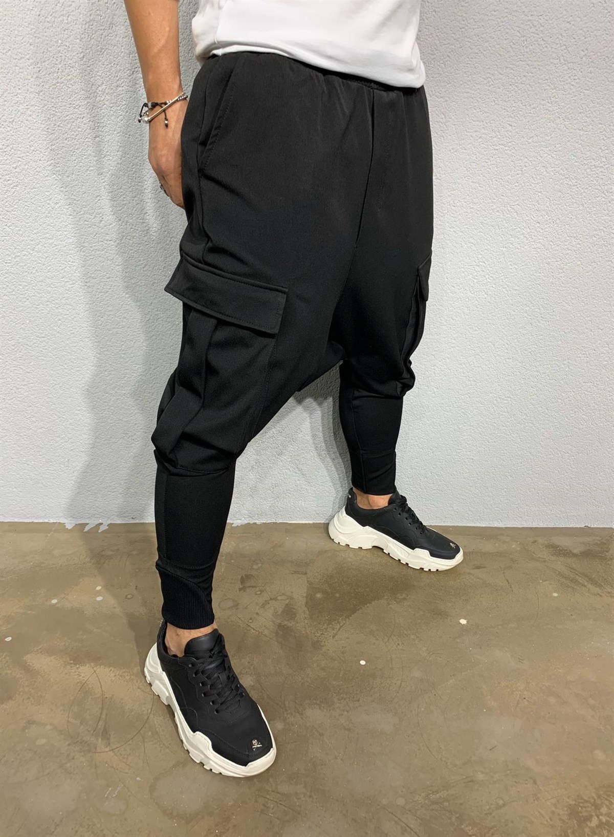 Cepli Tarz Jogger Siyah