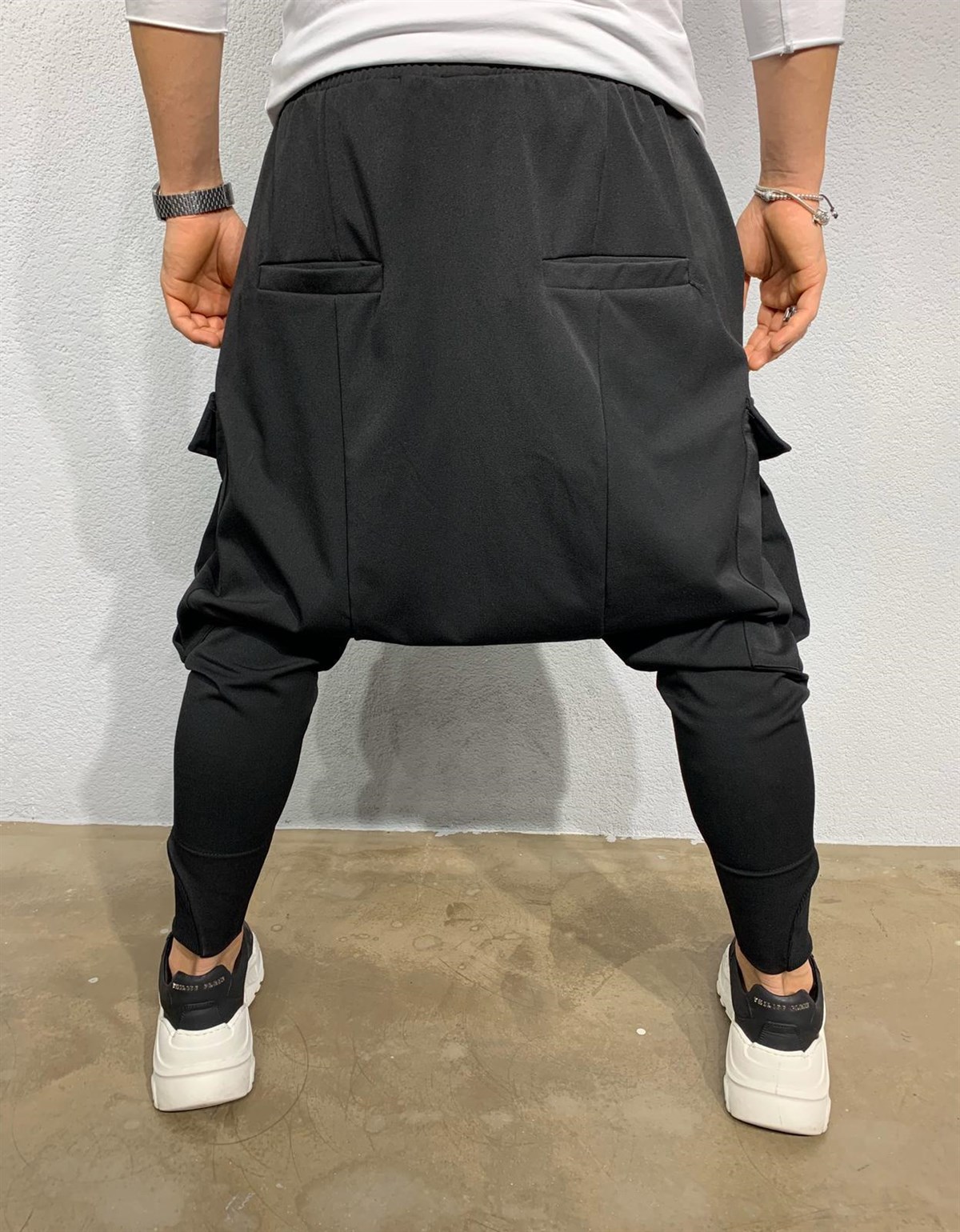 Cepli Tarz Jogger Siyah