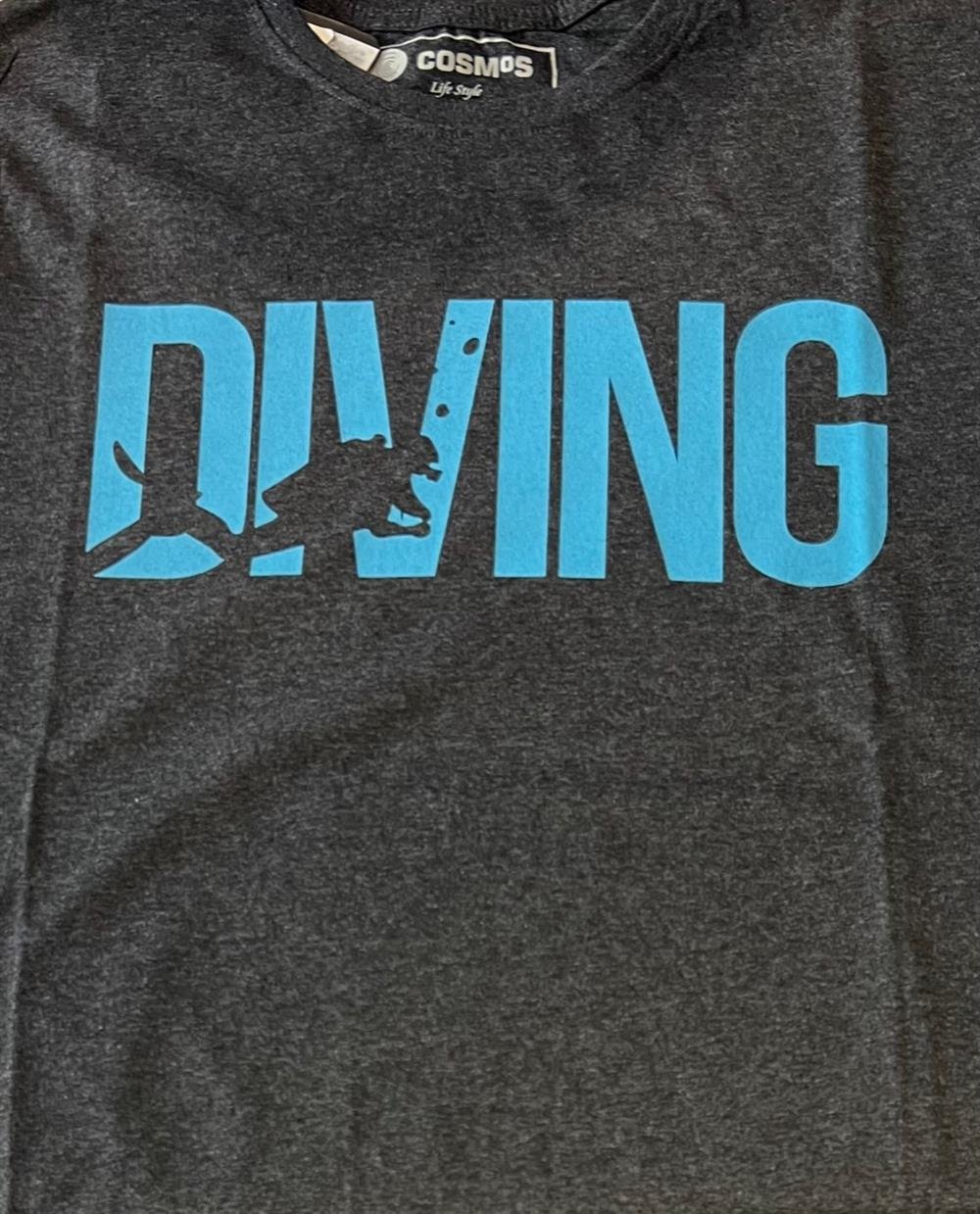 Dive Şinortel Baskılı Atlet-Beyaz