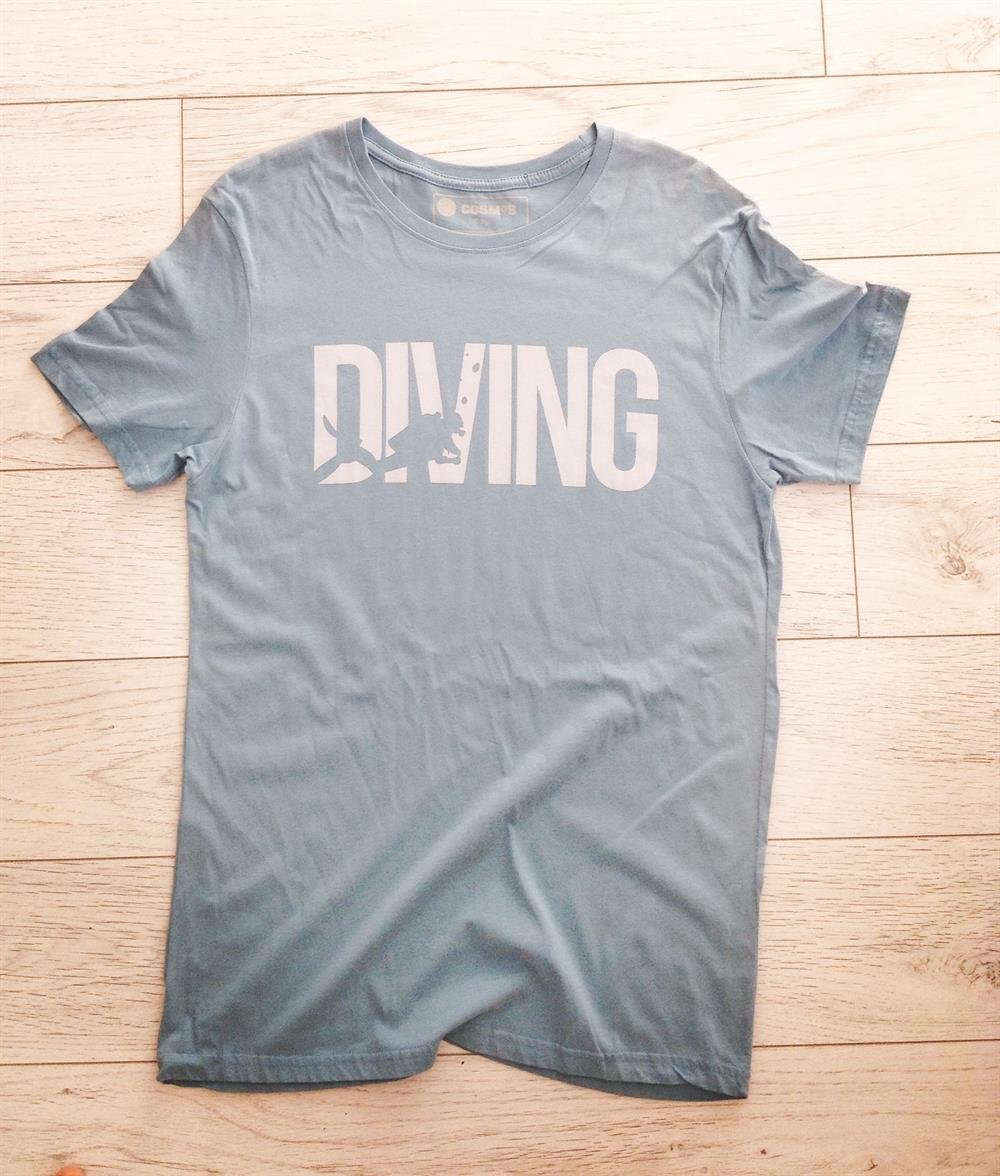 Dive Şinortel Baskılı Atlet-Beyaz