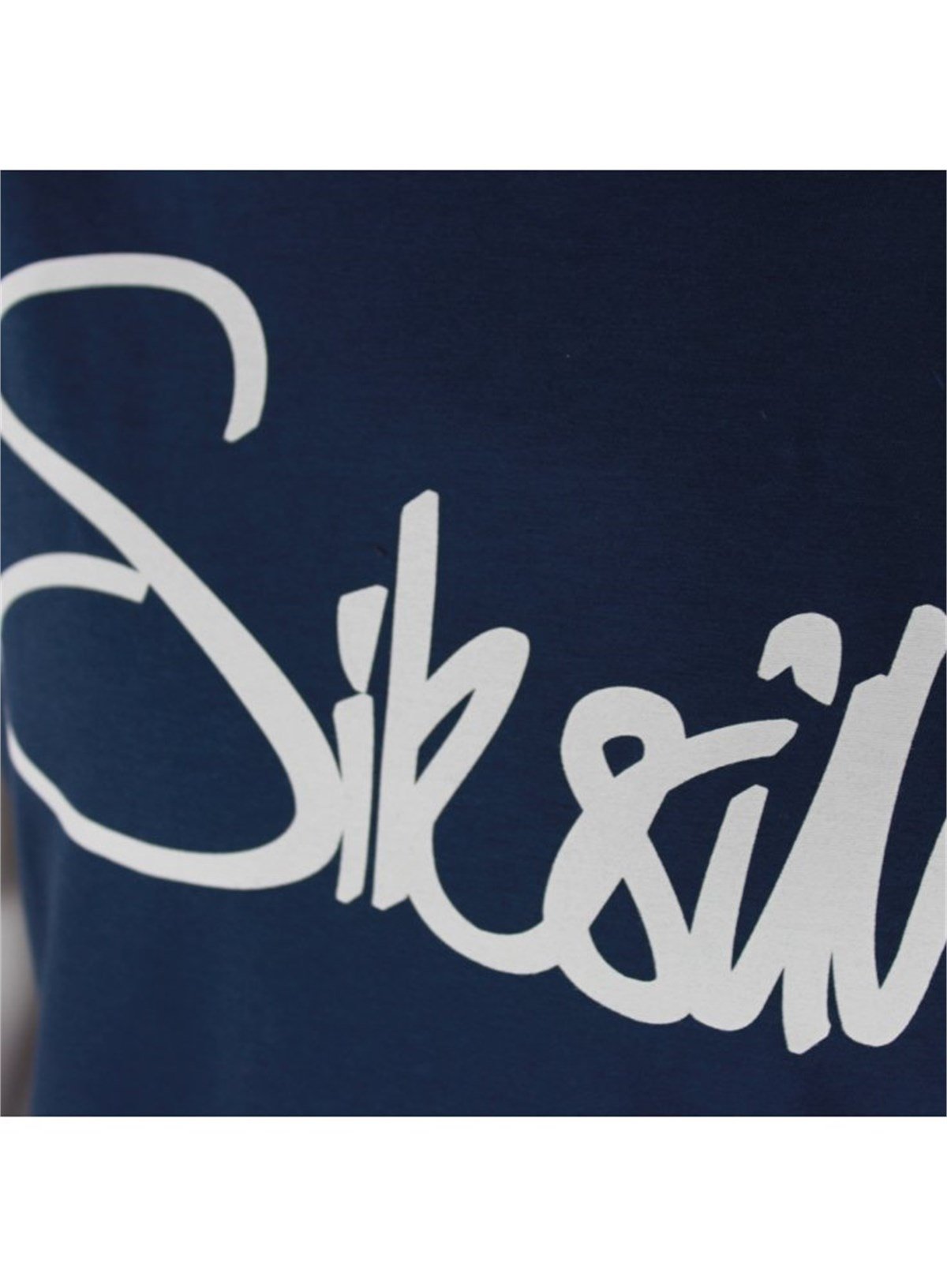 Elyazılı T-Shirt Lacivert