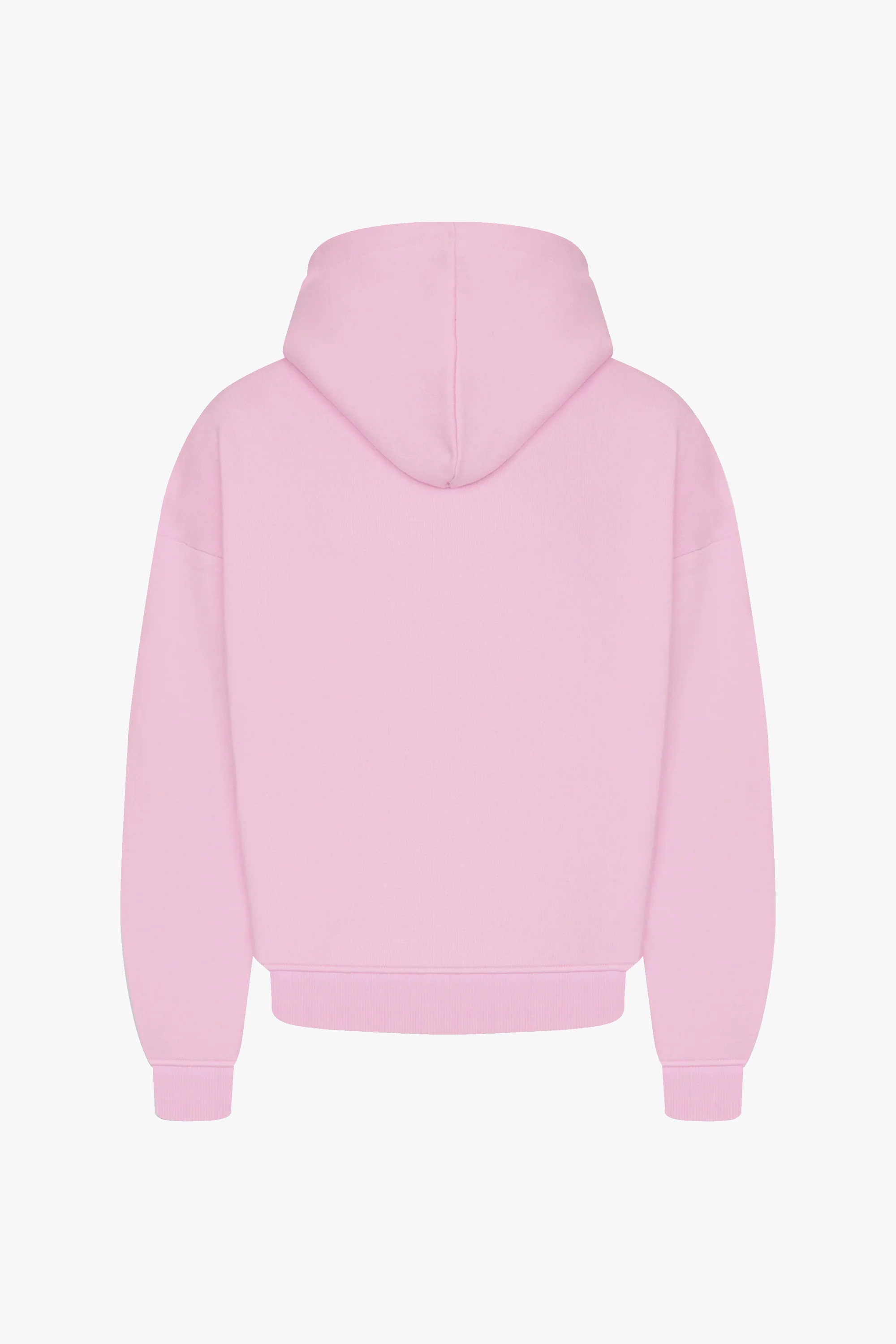 Fermuarlı Kapişonlu Sweat-Pembe
