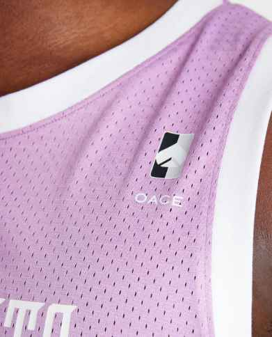 File Kumaş Spor   Oversize  Atlet-Lila