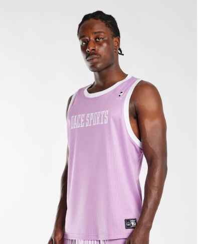 File Kumaş Spor   Oversize  Atlet-Lila