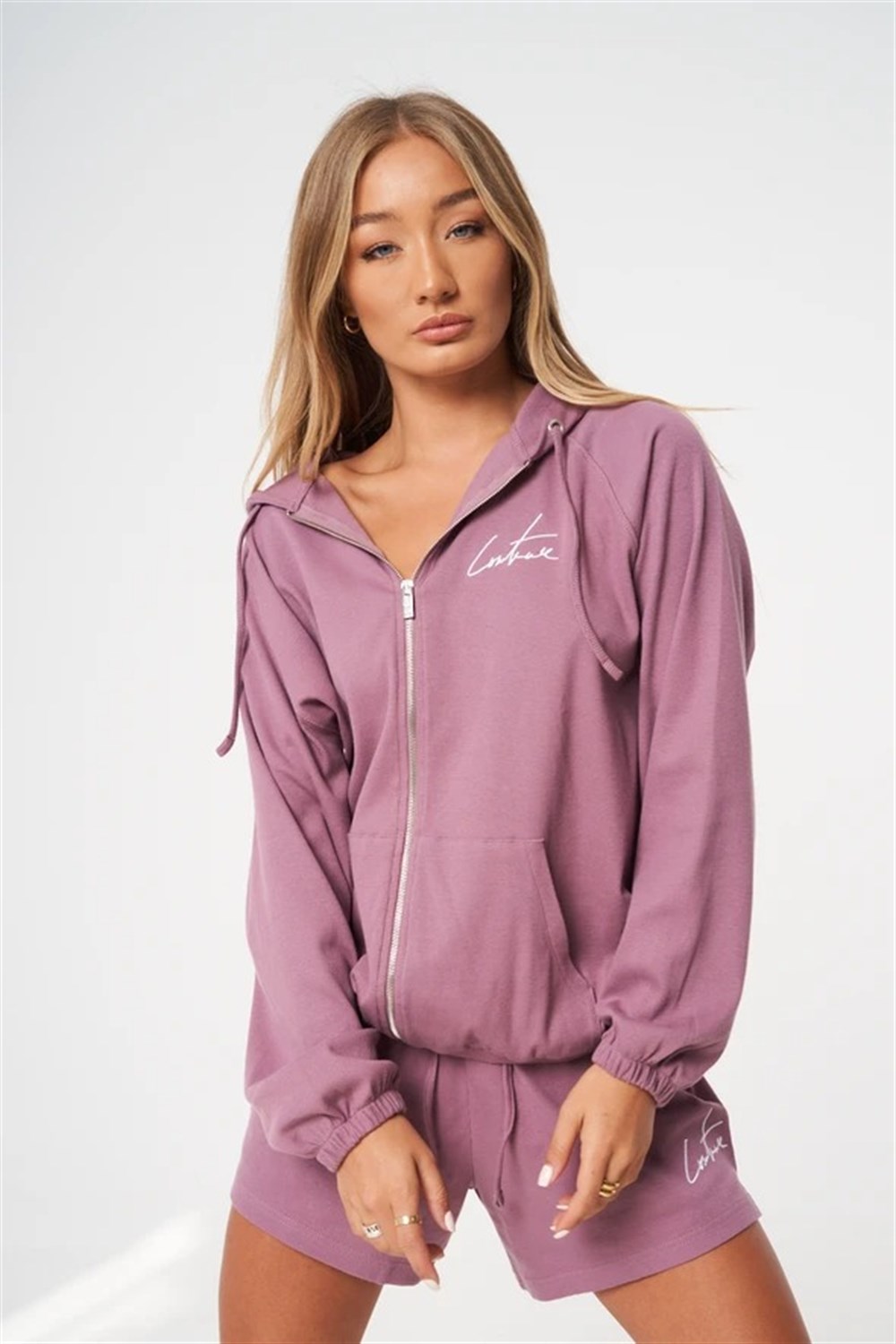 Fitilli Kumaş Femuarlı Boyfriend  Şort Gülkurusu