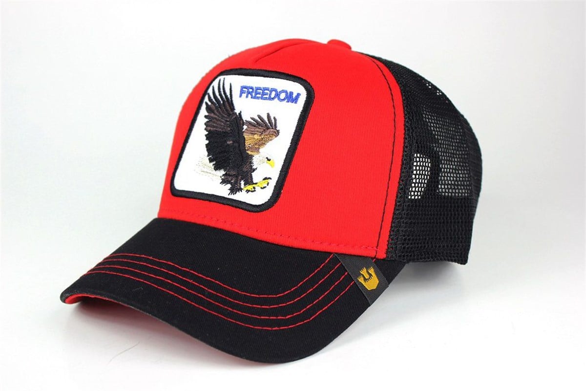 Freedom Eagle Şapka Kırmızı-Siyah
