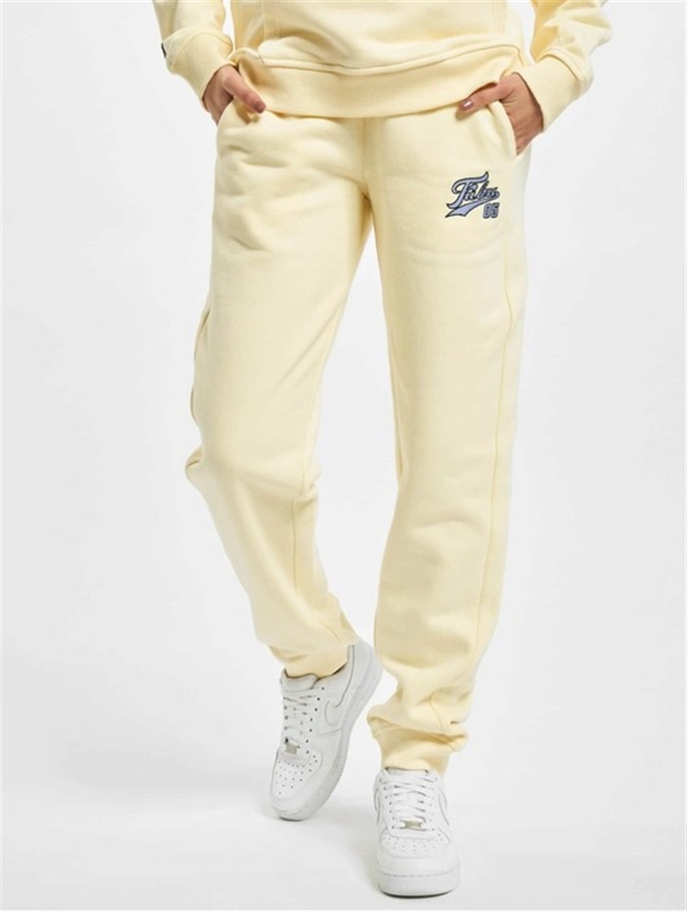 Fubu 05   Nakışlı EşofmanAltı Jogger Sarı