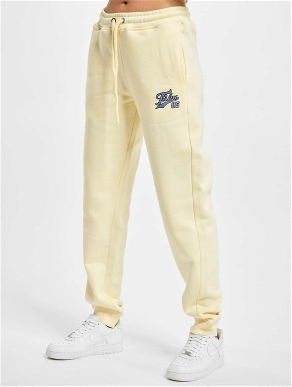 Fubu 05   Nakışlı EşofmanAltı Jogger Sarı