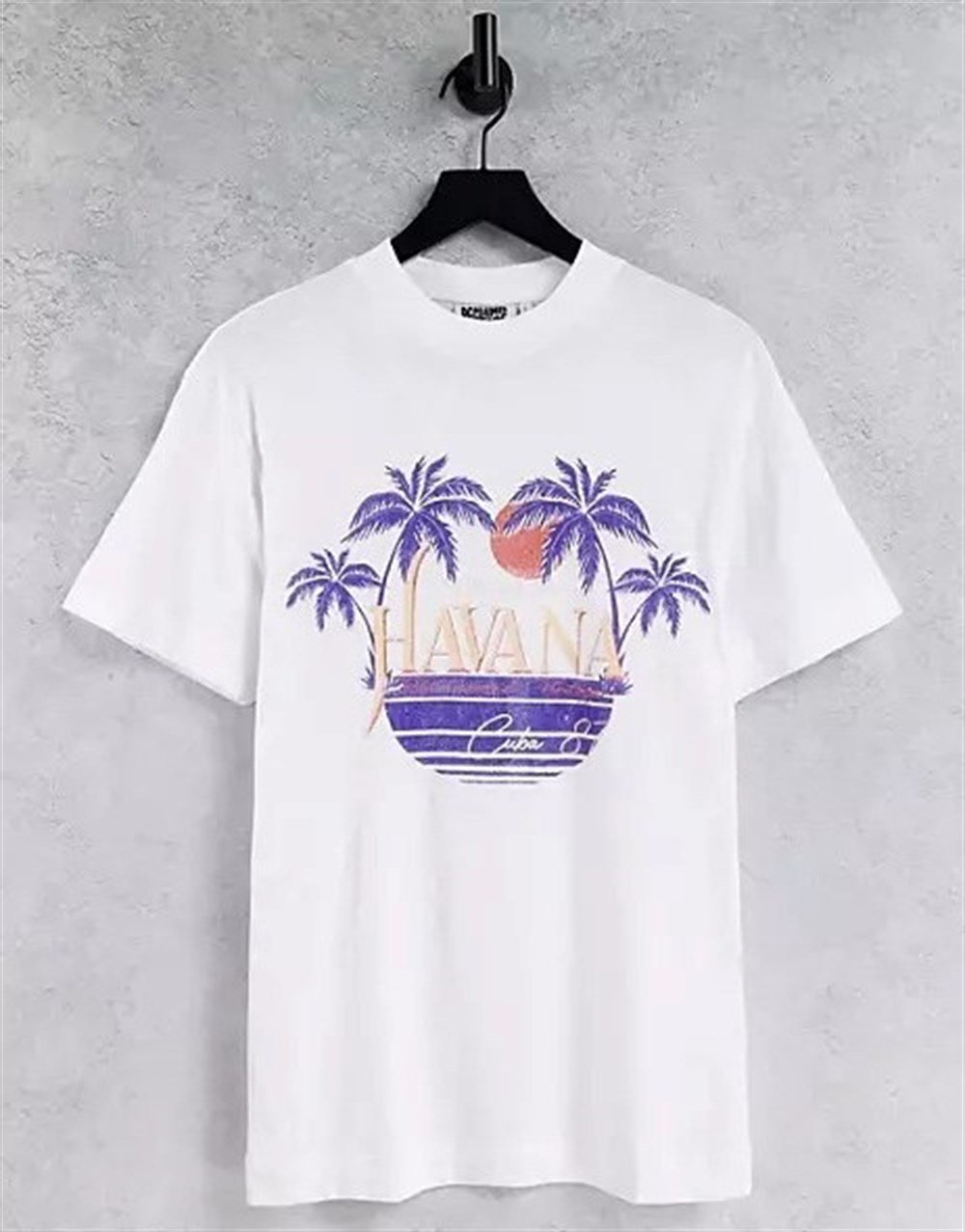 Havana Palm   T shirt Beyaz