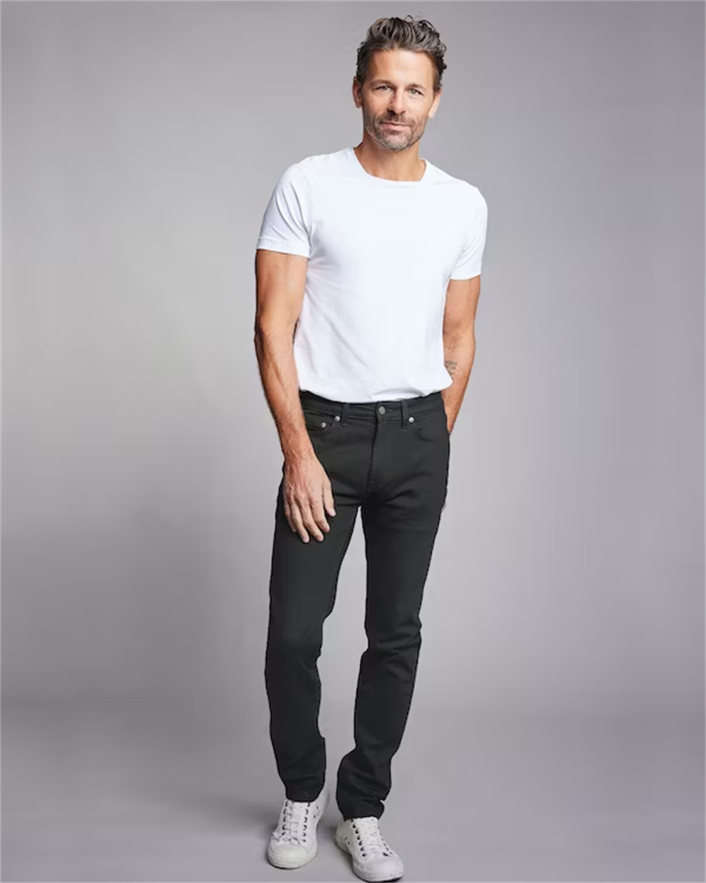 Kaplama Strech Jean-Siyah