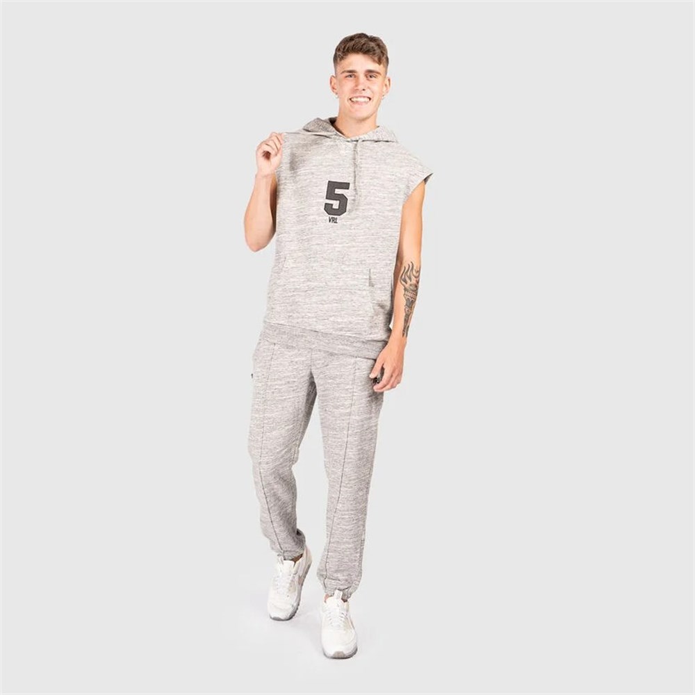 Kolsuz Kapişonlu l Sweat-Gri