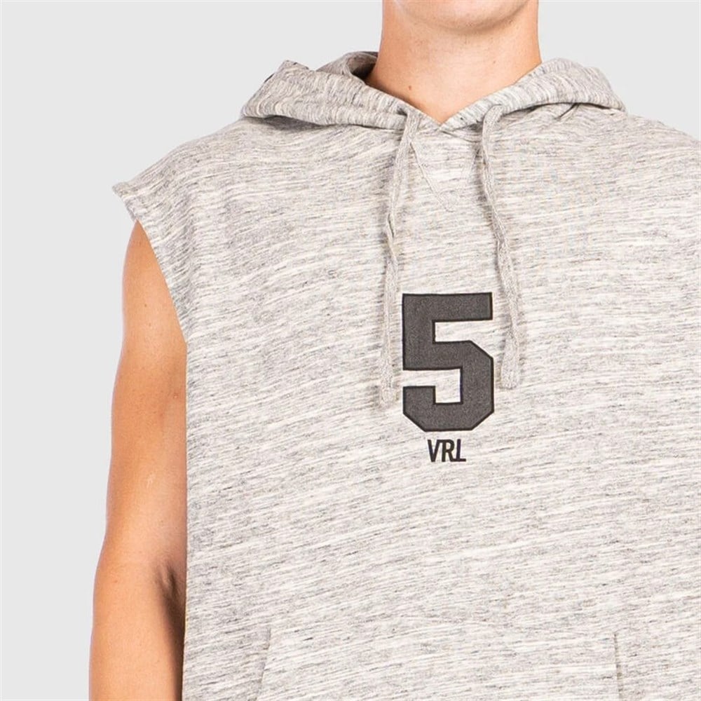Kolsuz Kapişonlu l Sweat-Gri