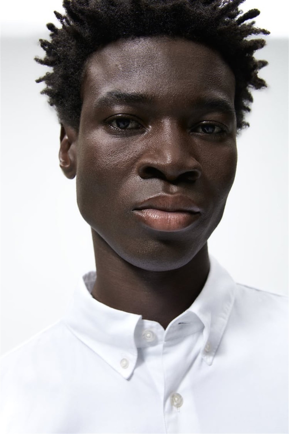 Likralı Gömlek-Beyaz