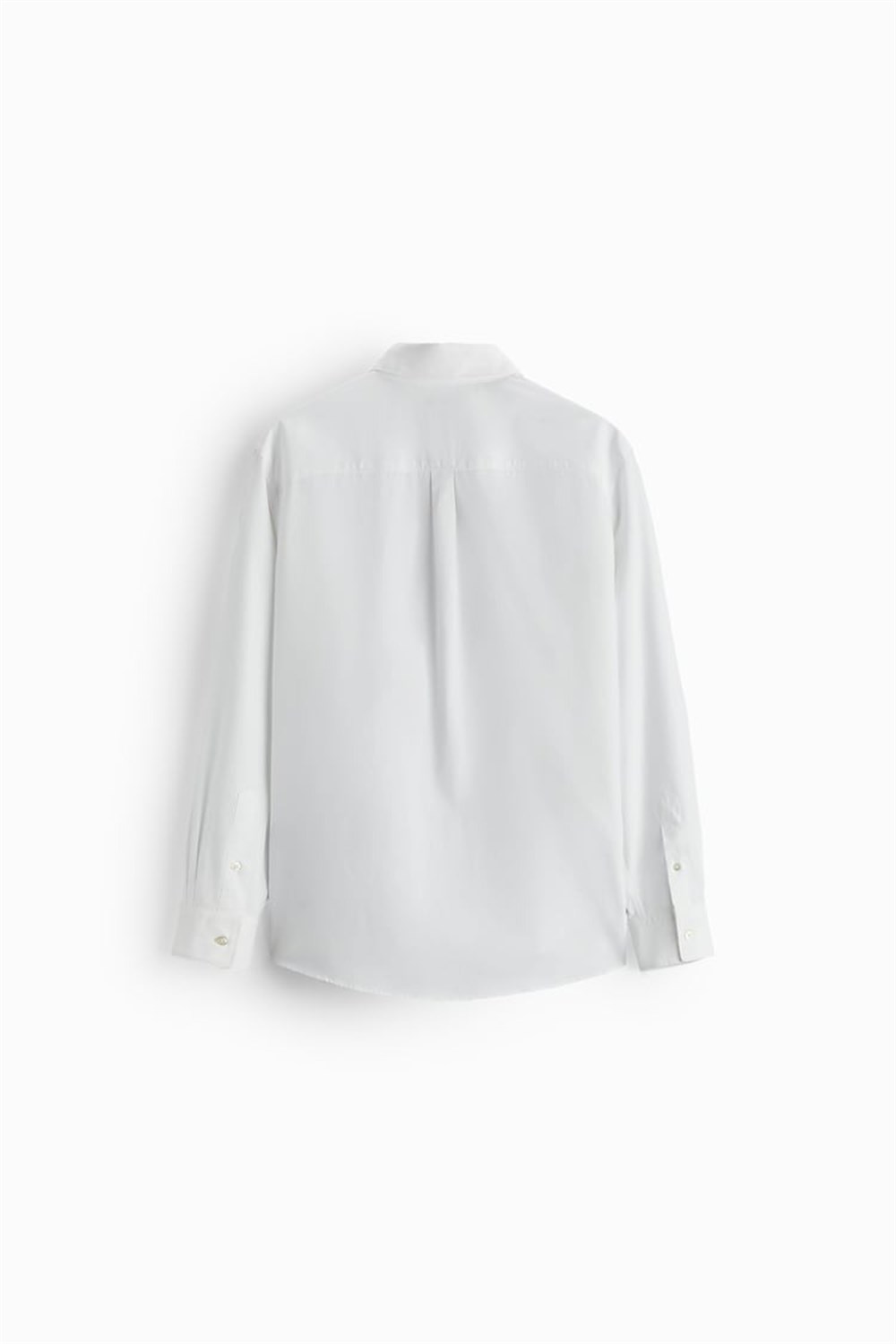 Likralı Gömlek-Beyaz