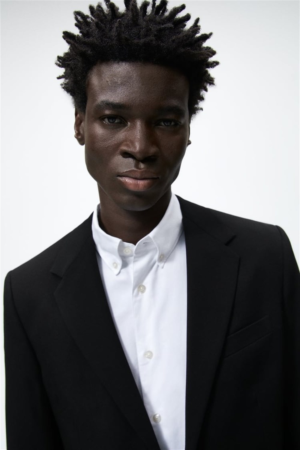 Likralı Gömlek-Beyaz