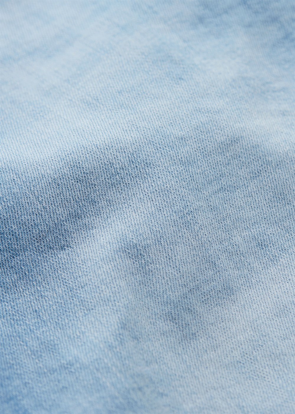 Likralı Soft Kumaş Jean Şort Buz Mavisi